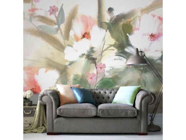 Expressiue floral Mural